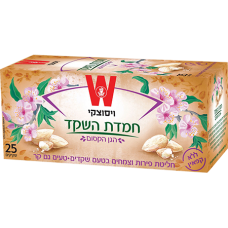 Фруктовый чай с миндалем Wissotzky Herbal almond delight Wissotzky 25 пак.*2,5 гр